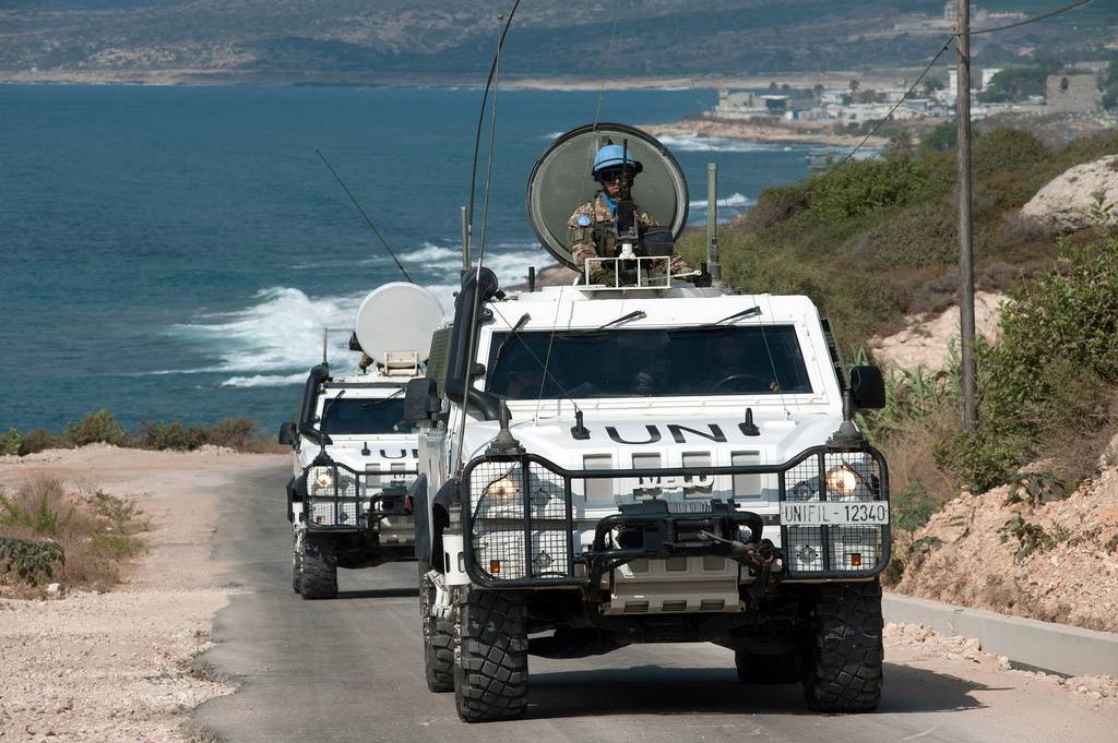 FN-styrken UNIFIL patruljerer i sørlige Libanon Foto:UNIFIL/Pasqual Gorriz